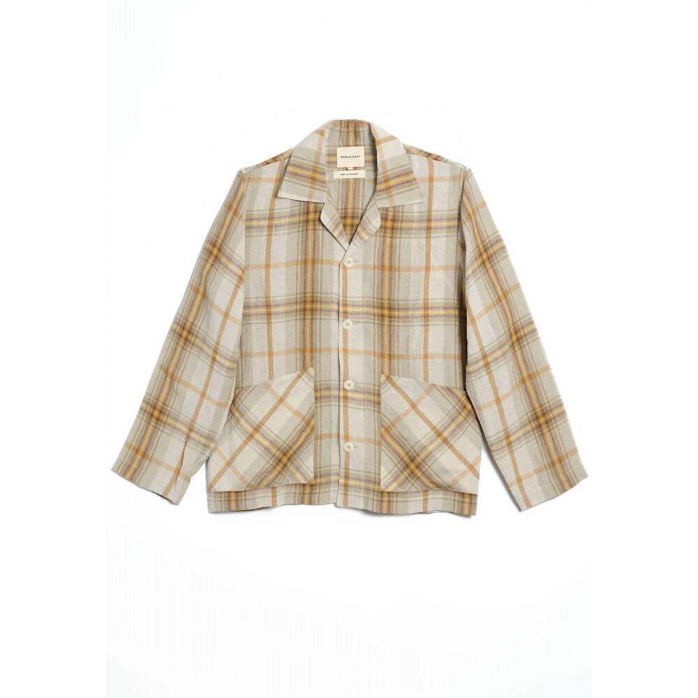 NEW NICHOLAS DALEY men's 3 pocket collared cardigan in summer tartan
